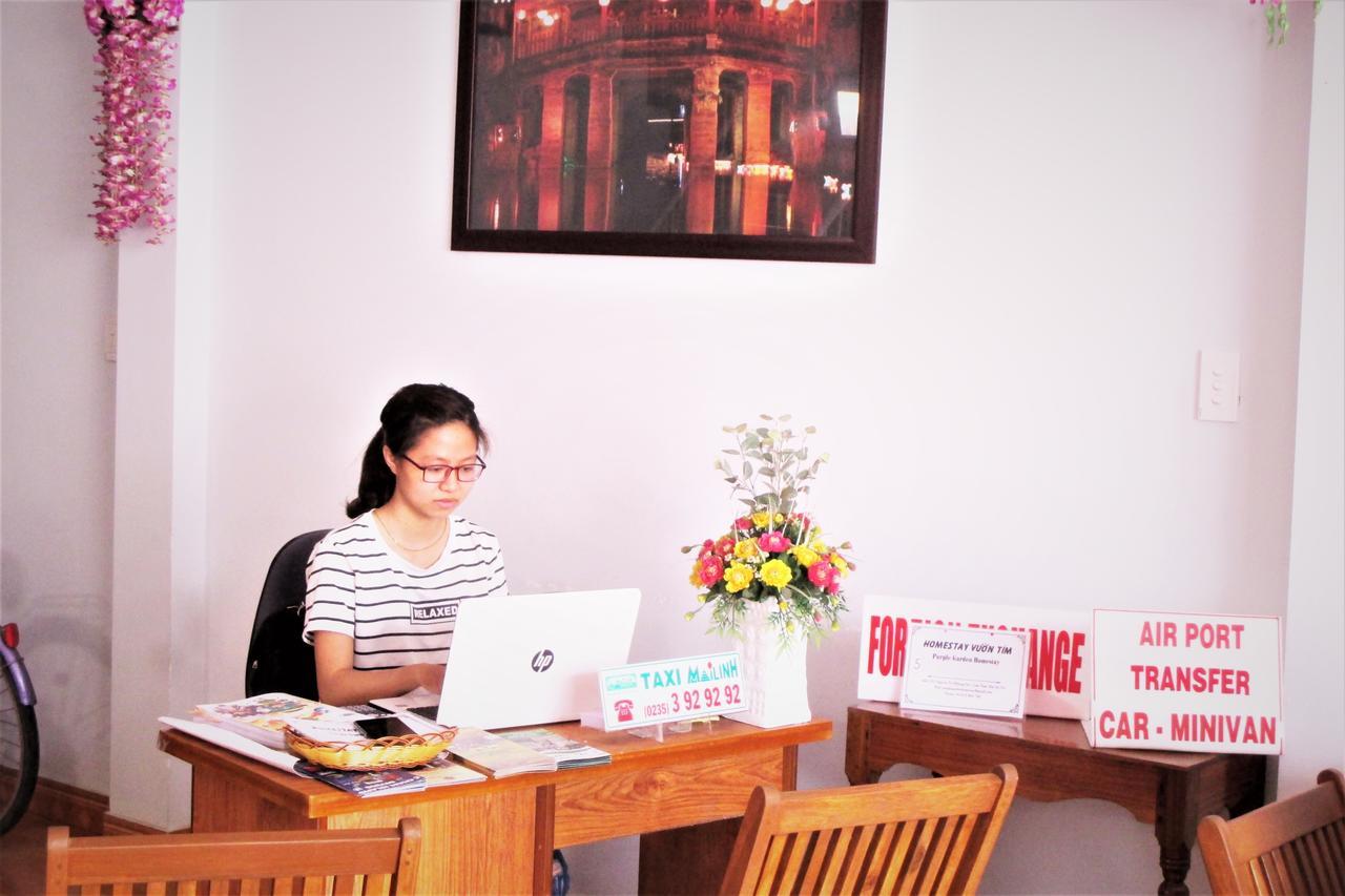 Purple Garden Homestay ฮอยอัน ภายนอก รูปภาพ