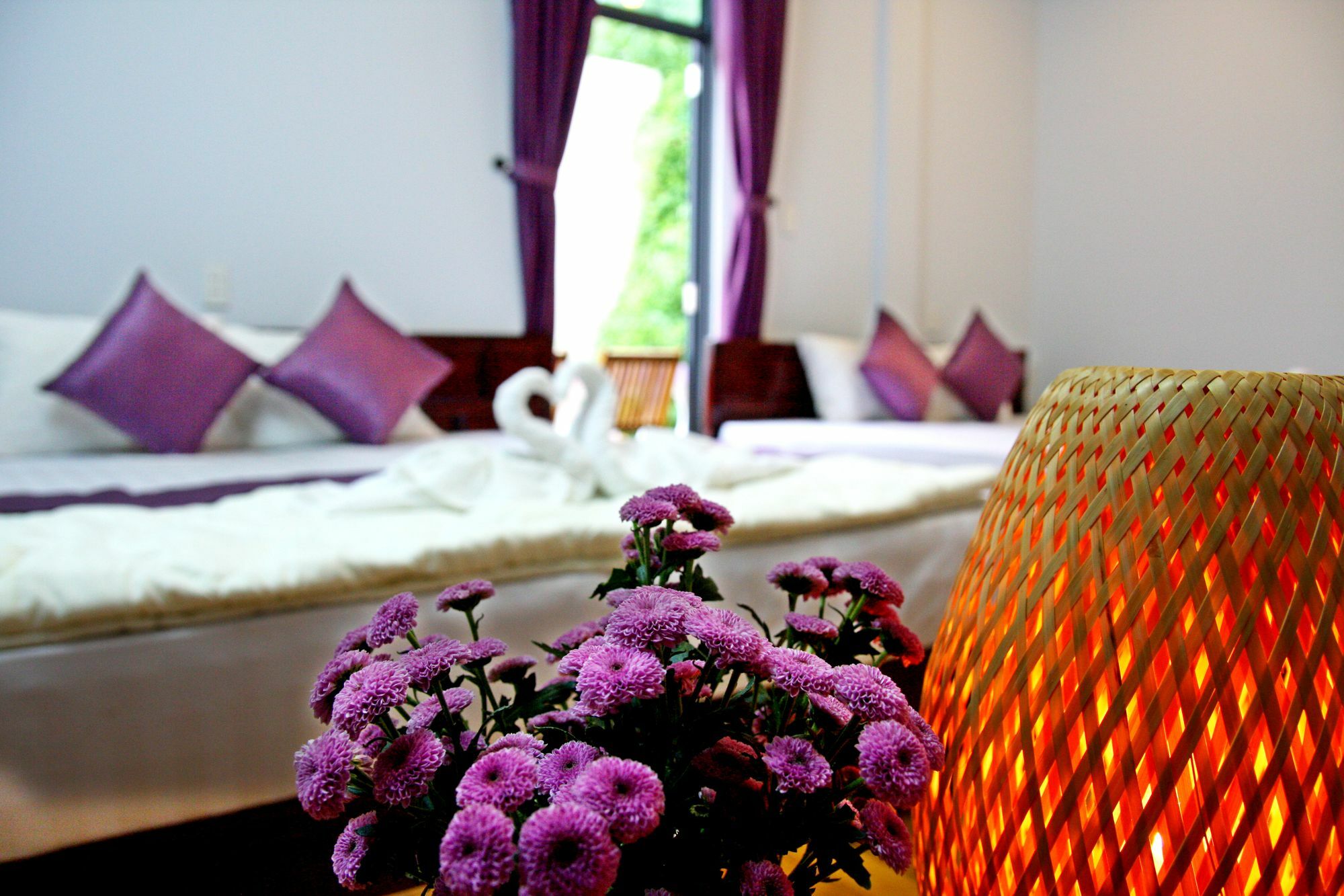 Purple Garden Homestay ฮอยอัน ภายนอก รูปภาพ